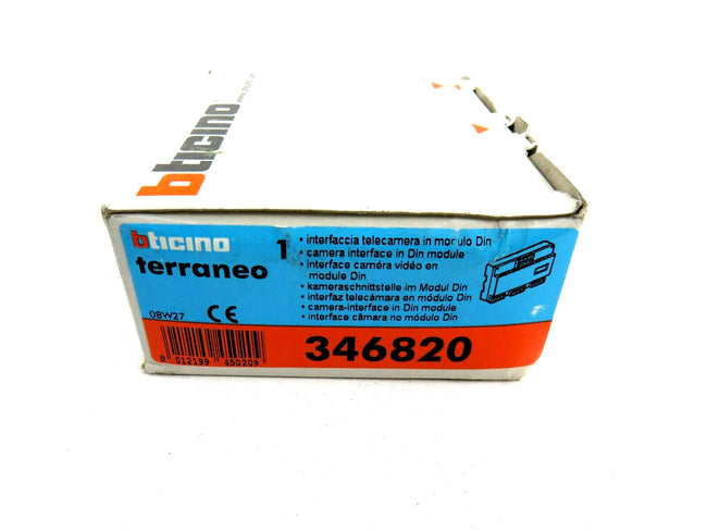 BTICINO   TERRANEO 346820 CAMERA INTERFACE IN DIN MODULE     New