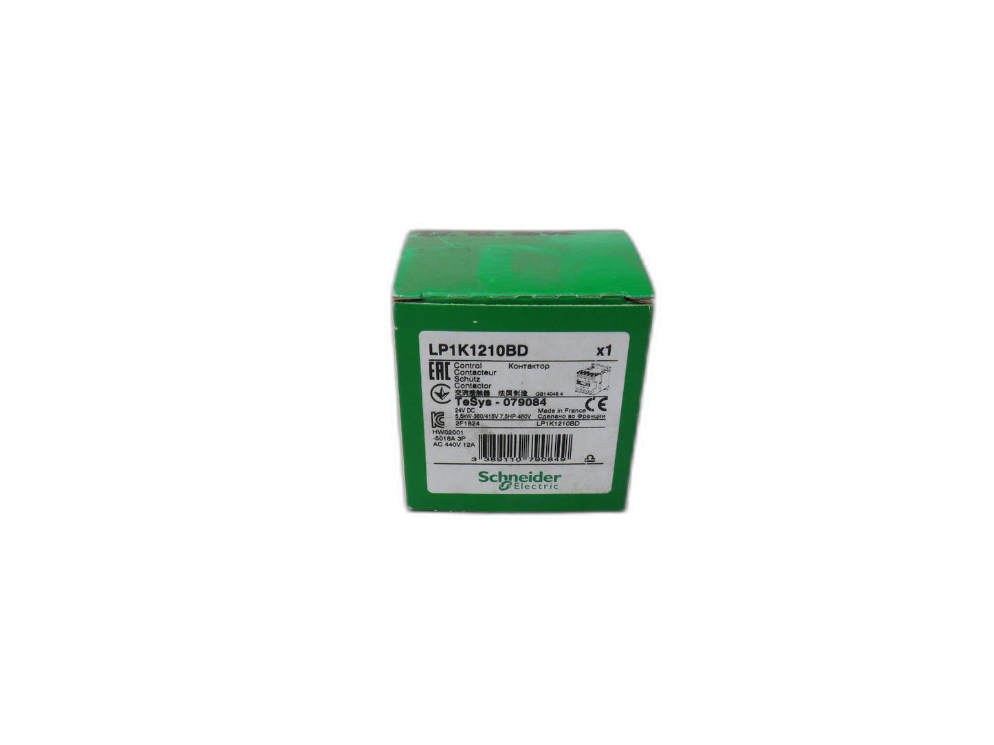 Schneider Electric LP1K1210BD3 CONTACTOR  New
