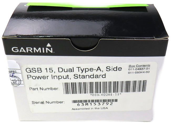 GARMIN 011-04937-01 010-02201-10  GSB 15 Panel Mount USB Charging Port    New