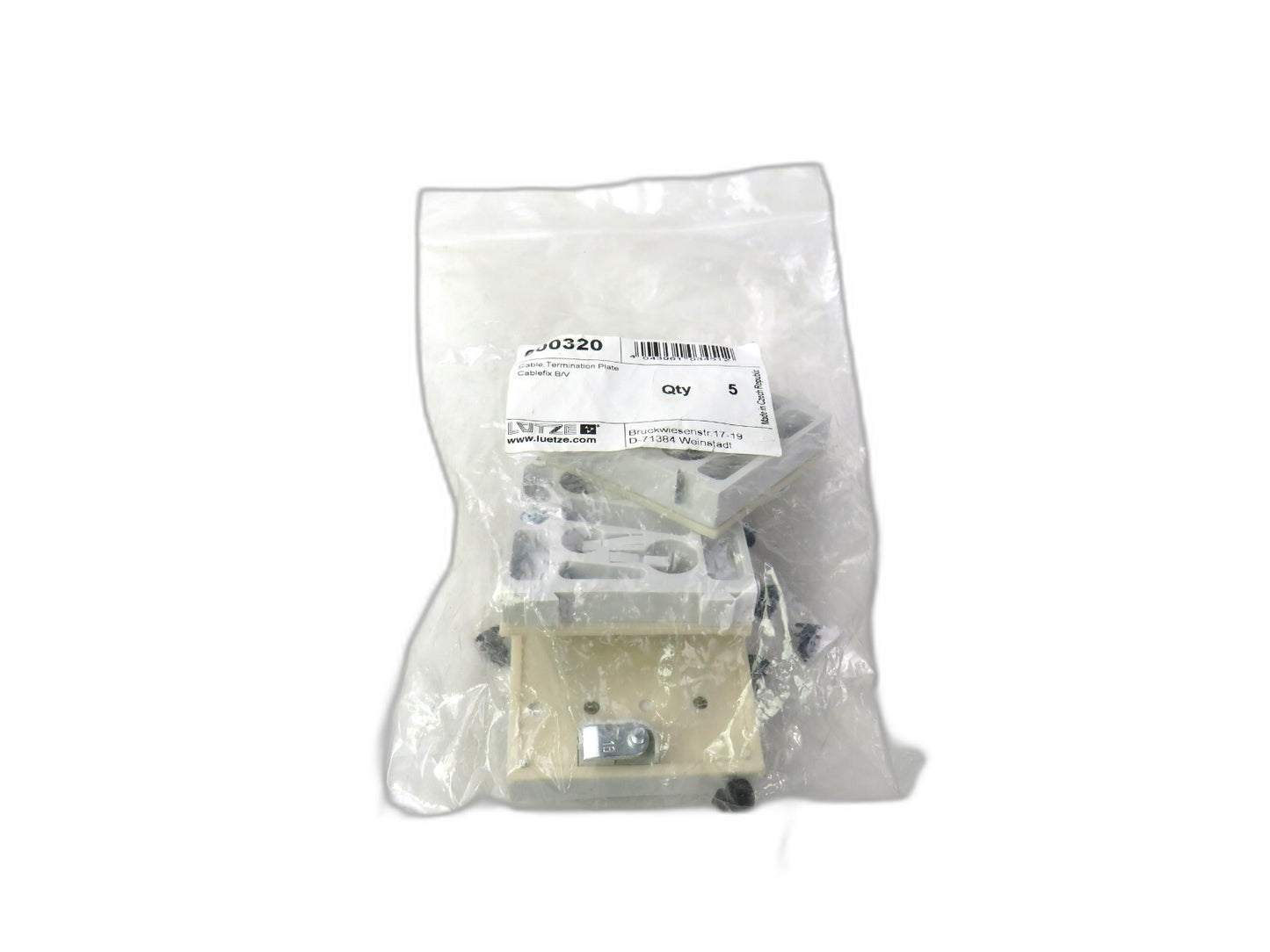 LUTZE 600320 Cablefix Bus Flanges  3 units  New