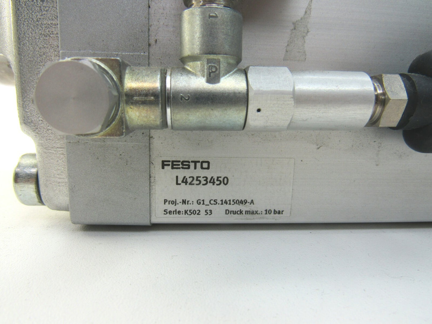 FESTO L4253450 K502 53 CYLINDER 47553996 3 G1_CS,1415049-A New