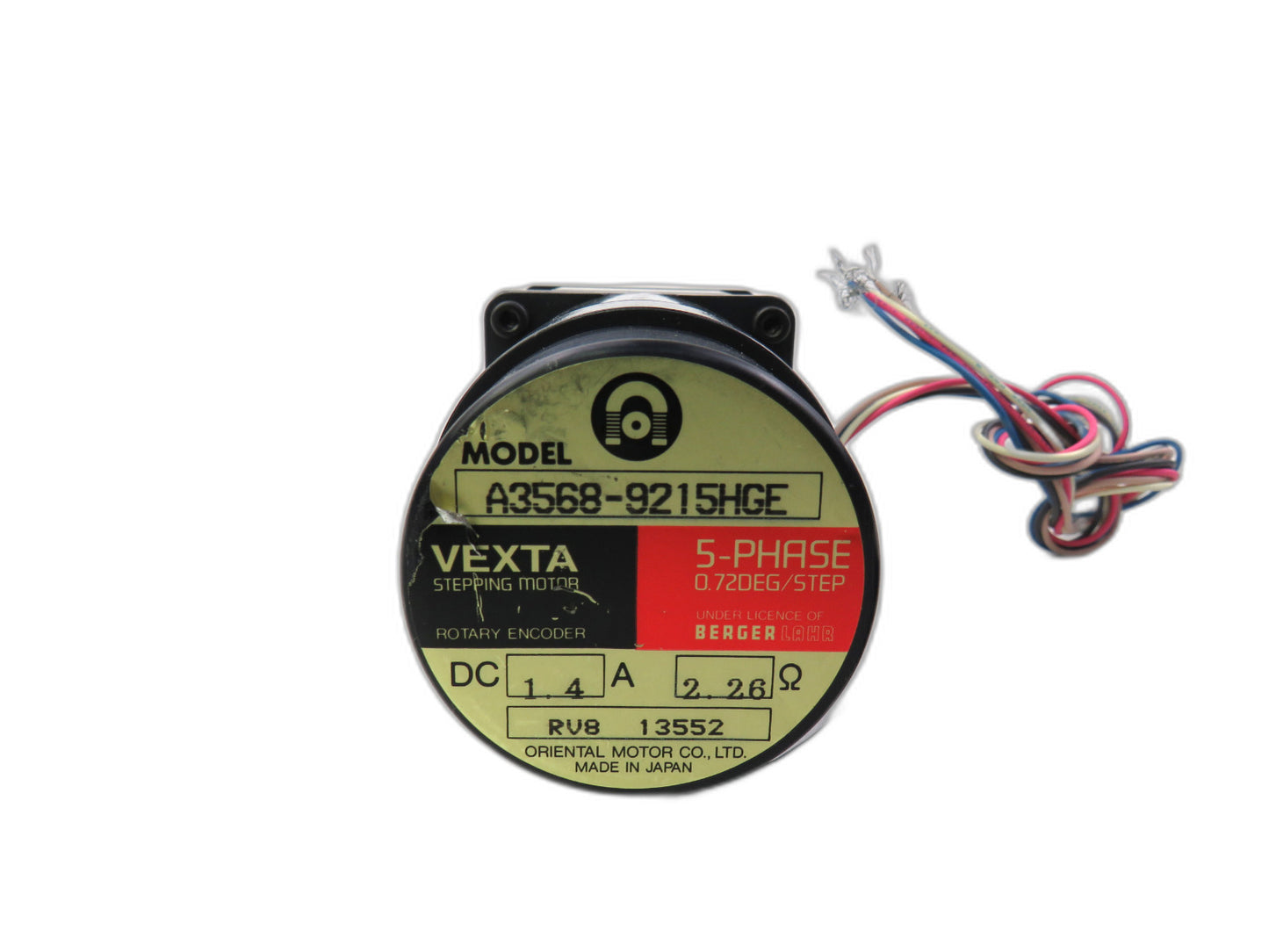 VEXTA ORIENTAL MOTOR  A3568-9215HGE + UHG100-2B GEAR     New