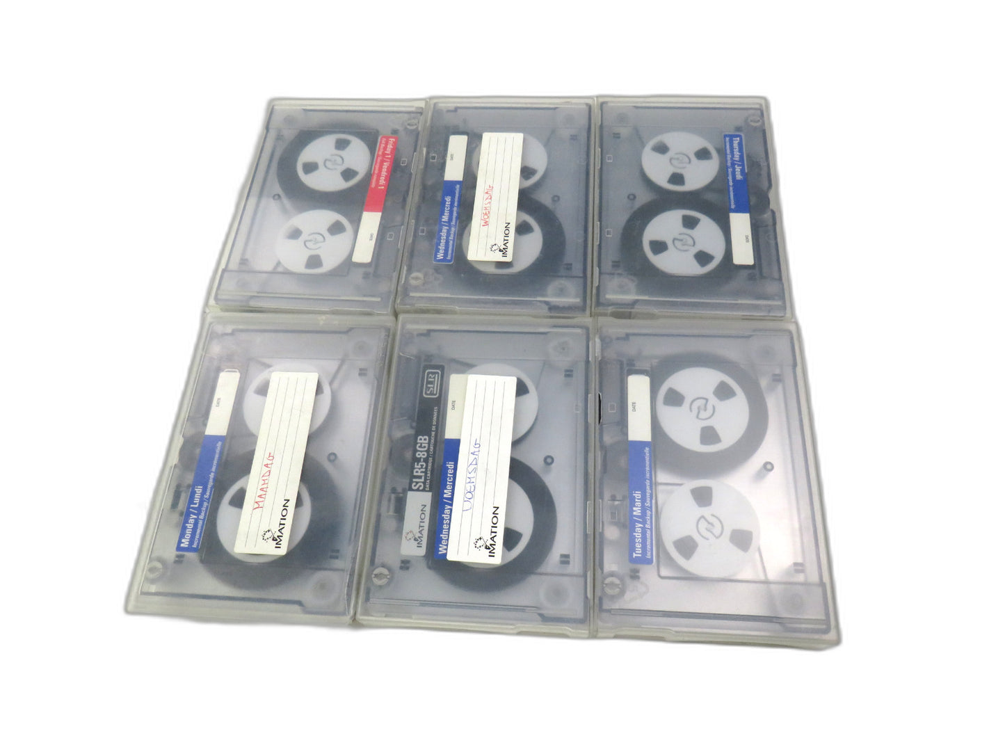 IMATION SLR5-8GB DATA CARTRIDGE   Lot of 6