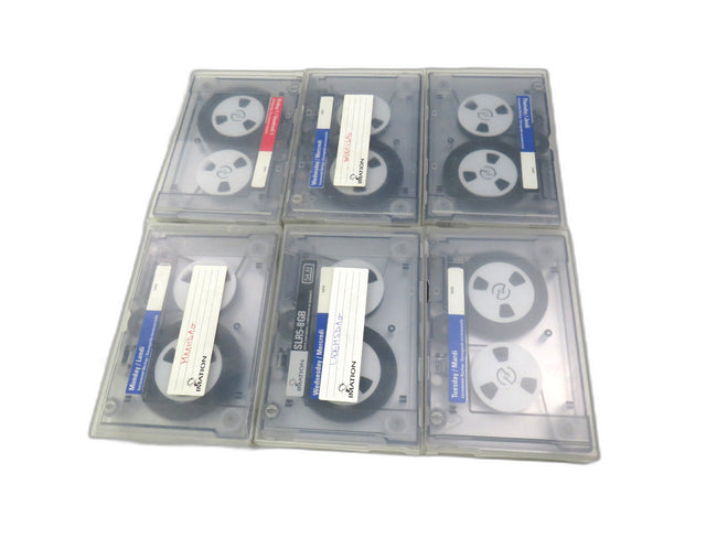 IMATION SLR5-8GB DATA CARTRIDGE   Lot of 6
