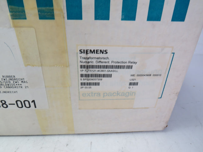 SIEMENS 7UT5121-4CB01-0AA0 /LL 7UT5121-4CB01-0AA0/LL   New