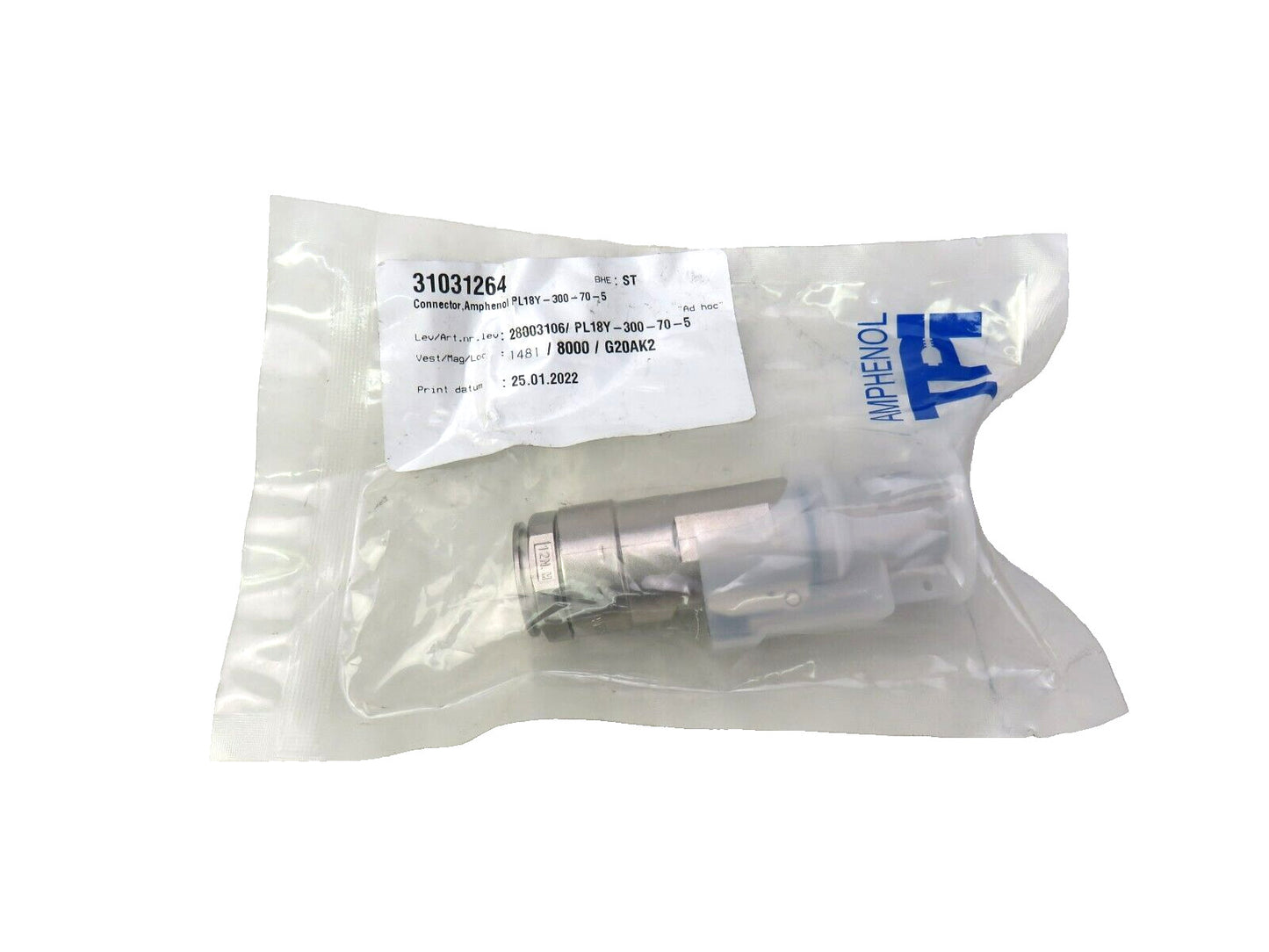 Amphenol PL18Y-300-70-5    New