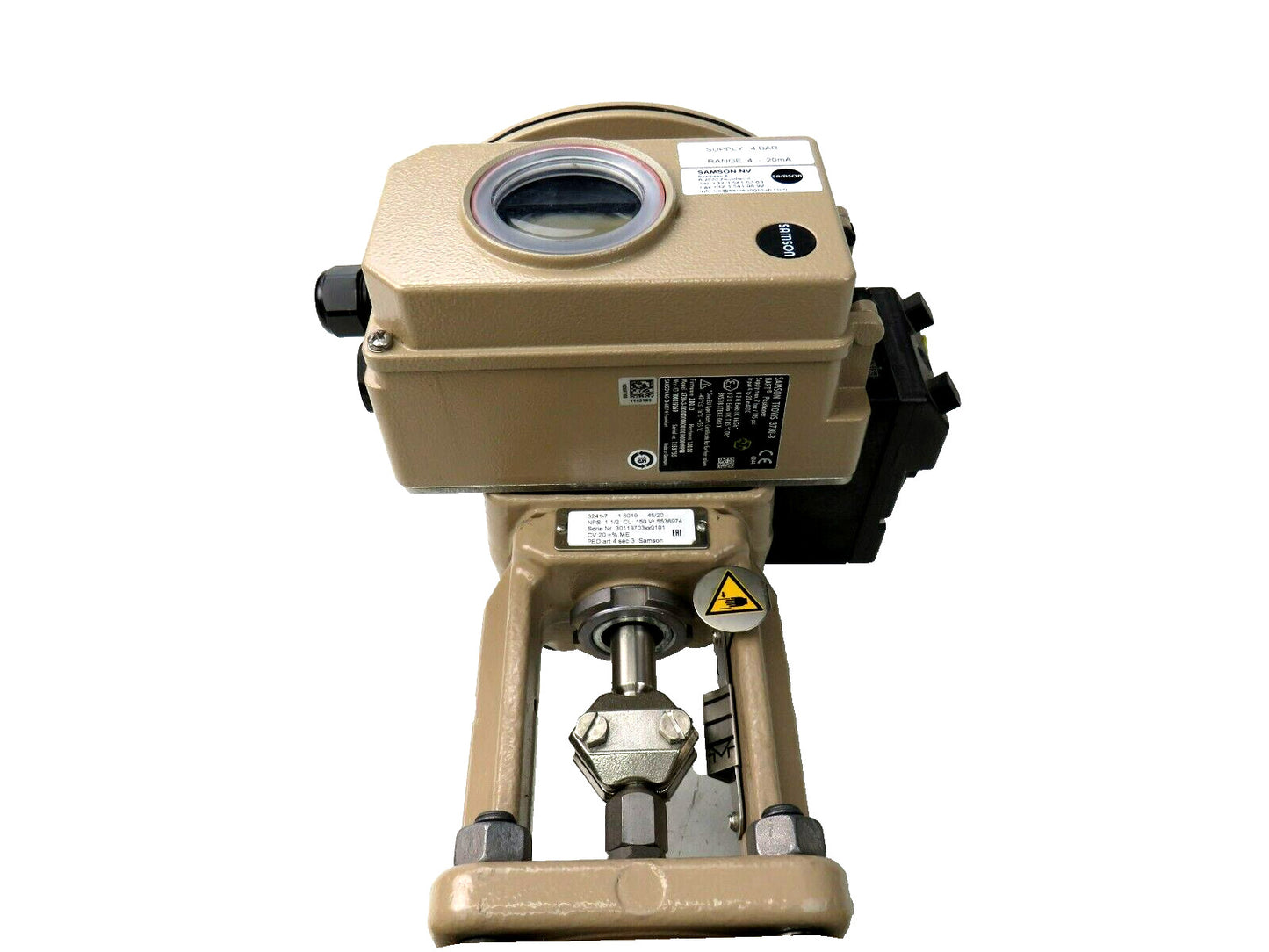 SAMSON 3241-7 CF8M + 3730-3 + 3277 175 V2 CM² + 3241 NPS: 1 1/2" CL150   New