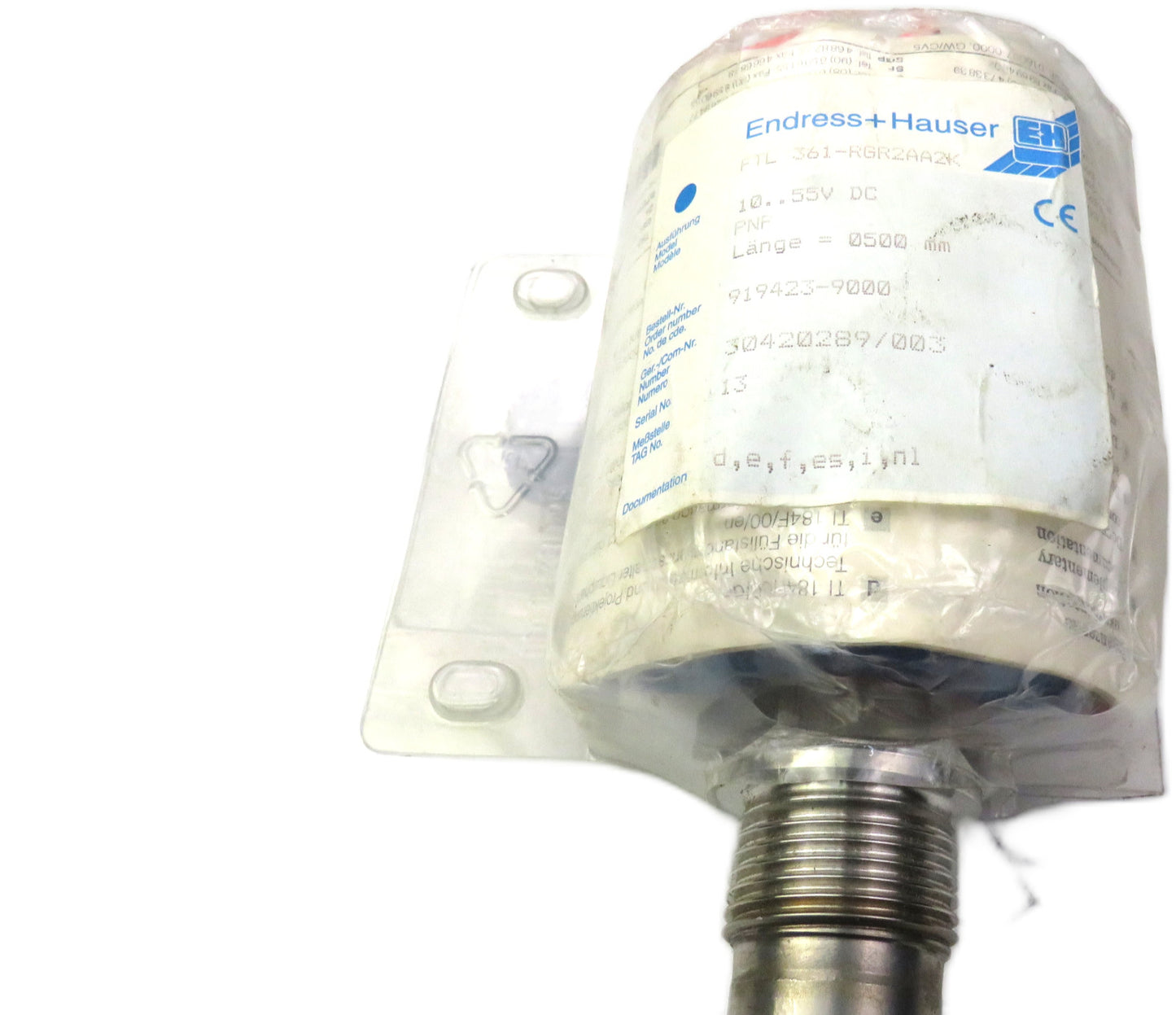 ENDRESS+HAUSER FTL 361-RGR2AA2K 0500 LIQUIPHANT 2 II     New