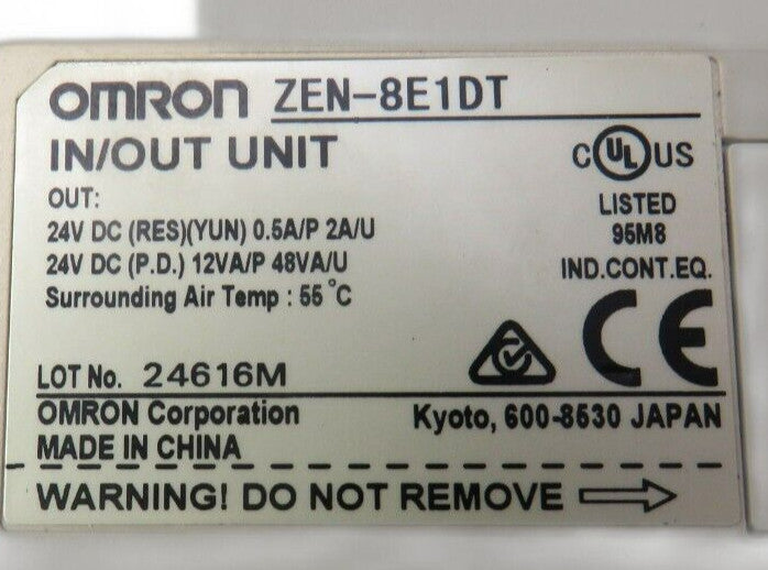 Omron ZEN-8E1DT DC12-24V