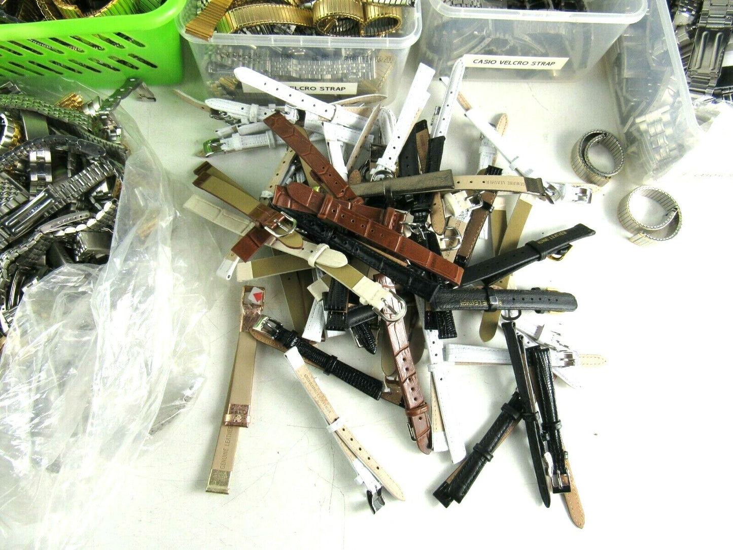 Huge hundreds Lot of watch wristbands stainless steel replacements New