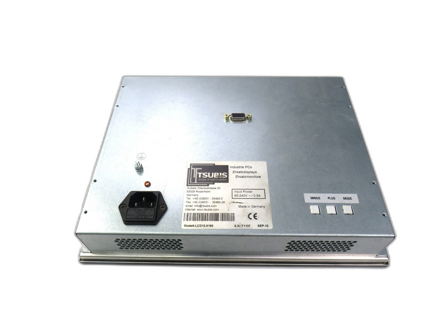 SIEMENS 6FC5203-0AB20-0AA0 LCD TSUBIS LCD12-0195