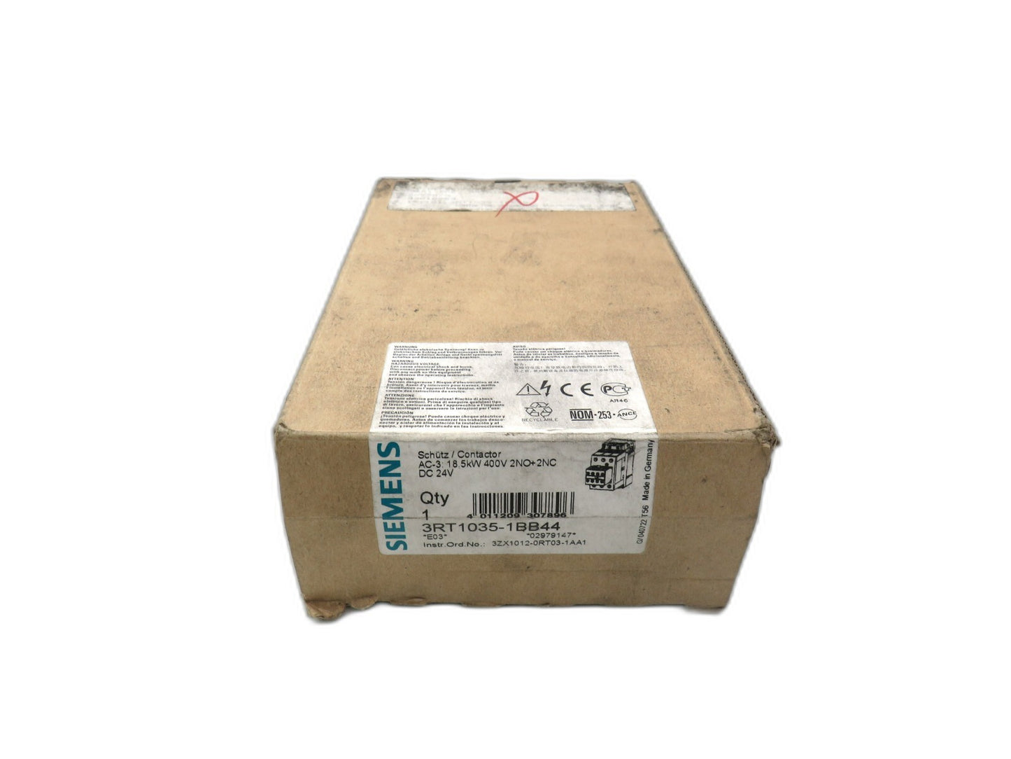 SIEMENS 3RT1035-1BB44 CONTACTOR    New