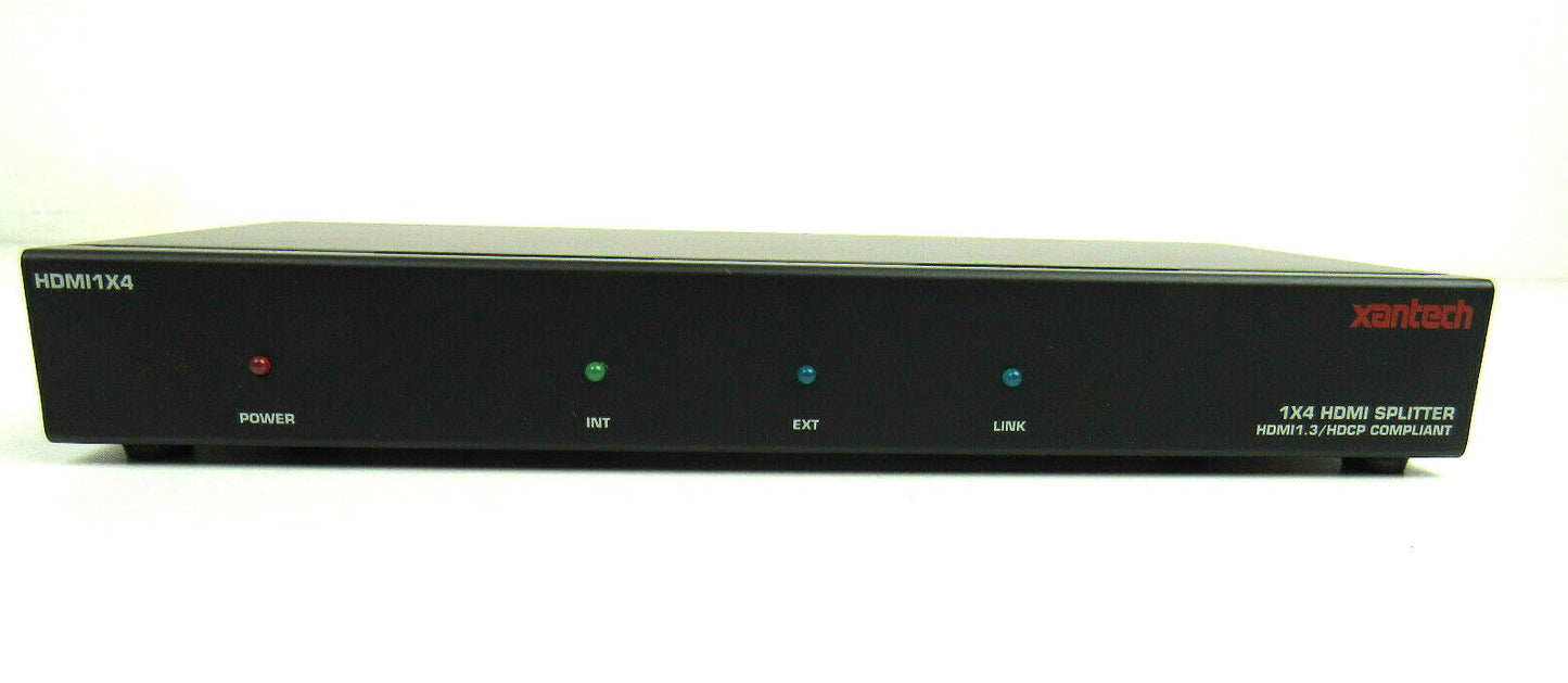 Xantech 1x4 hdmi  splitter hdcp hdmi1.3 New