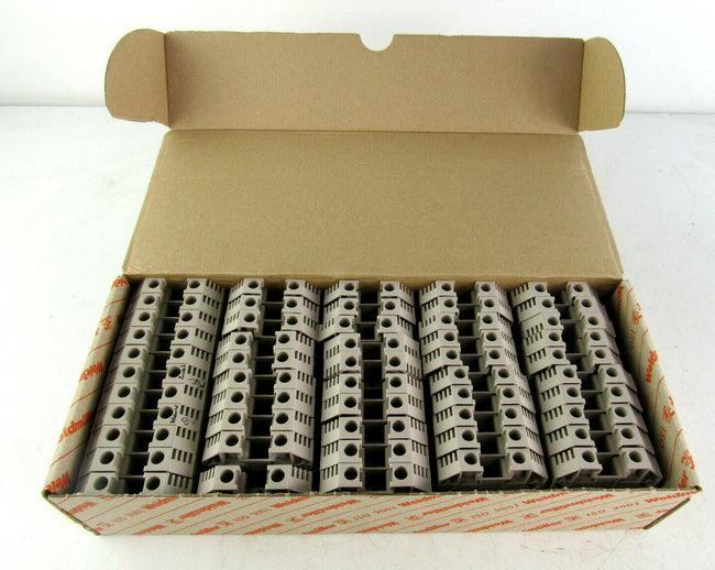 LOT OF 50 NEW WEIDMULLER WDU-16 TERMINAL BLOCKS 1020400000 WDU16