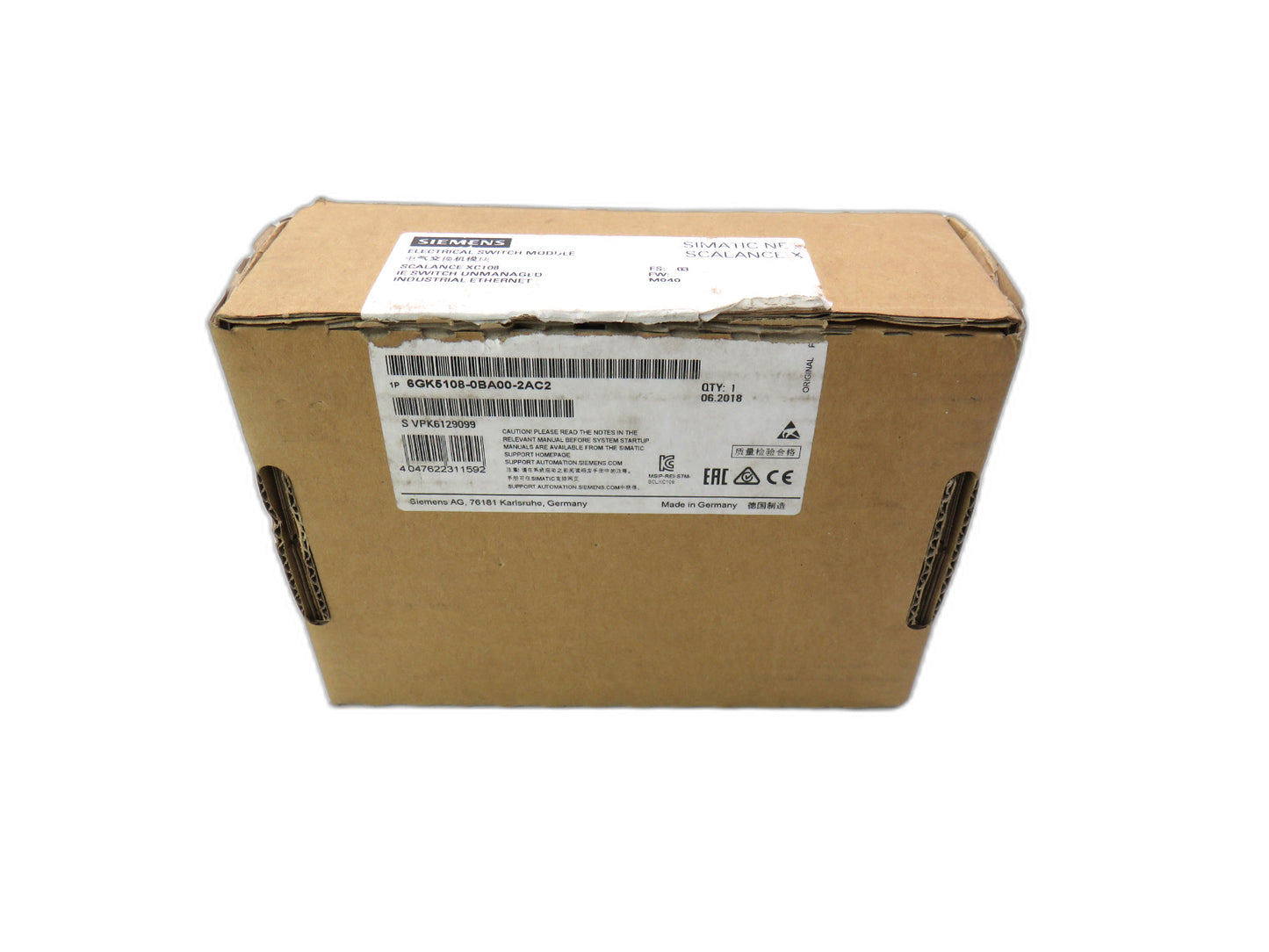 SIEMENS 6GK5108-0BA00-2AC2    New