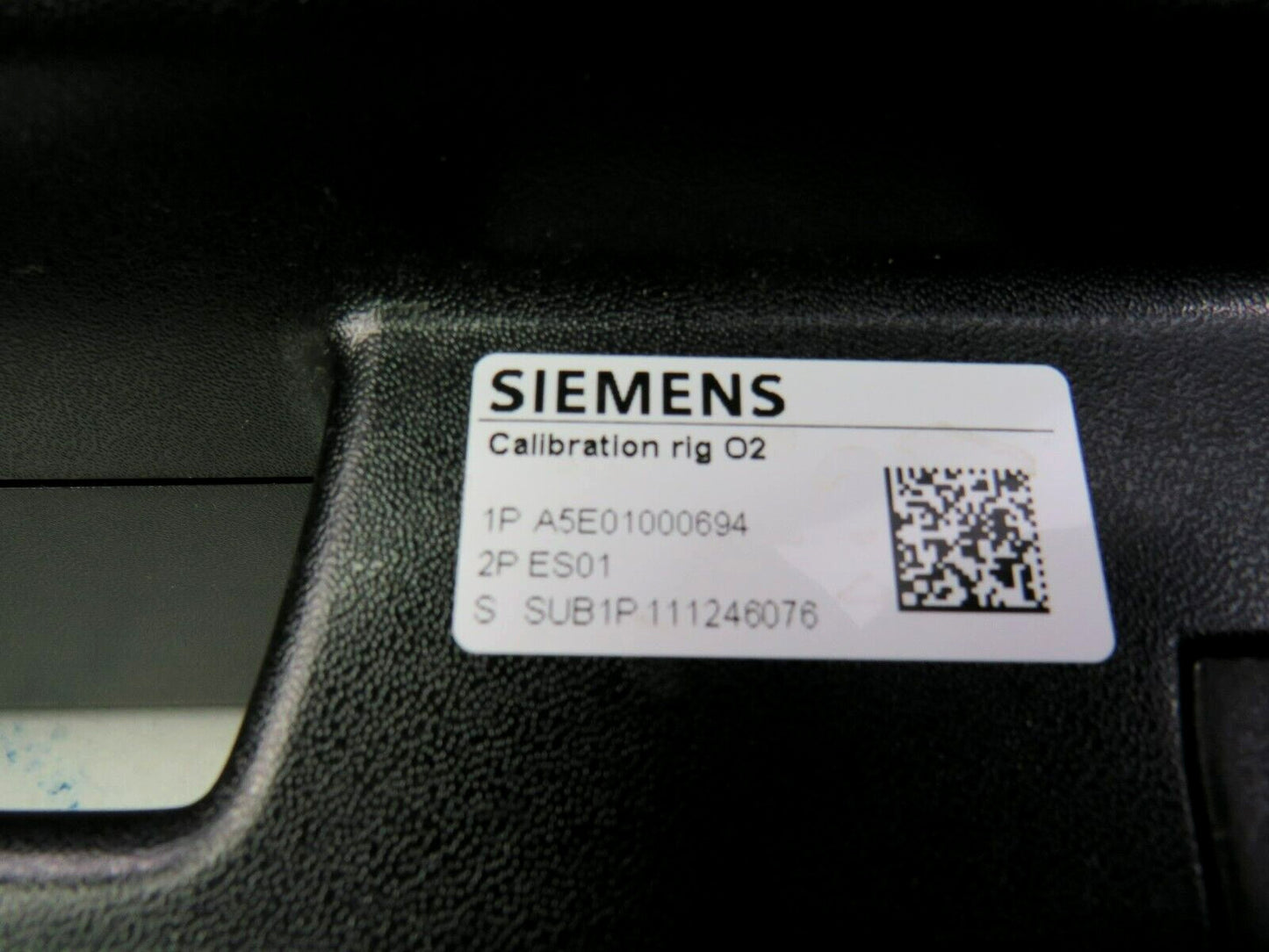 SIEMENS A5E01000694 sitrans SL calibration RIG test kit O2