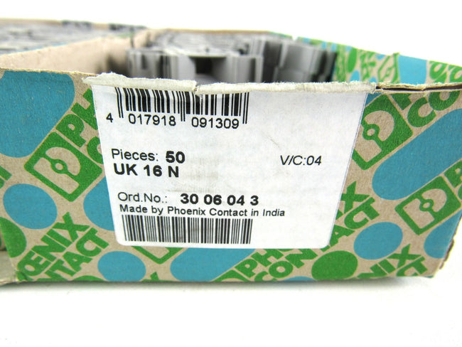 Lot of 88 pcs New Phoenix Contact UK 16 N 3006043
