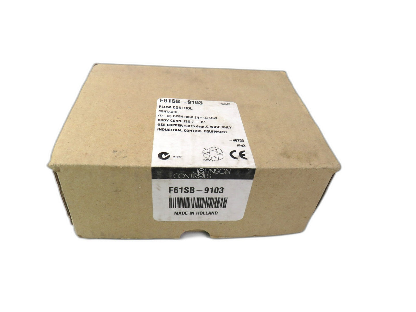 JOHNSON CONTROLS  F61SB-9103 FLOW CONTROL    New