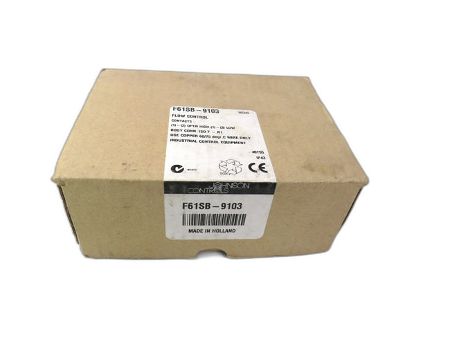 JOHNSON CONTROLS  F61SB-9103 FLOW CONTROL    New