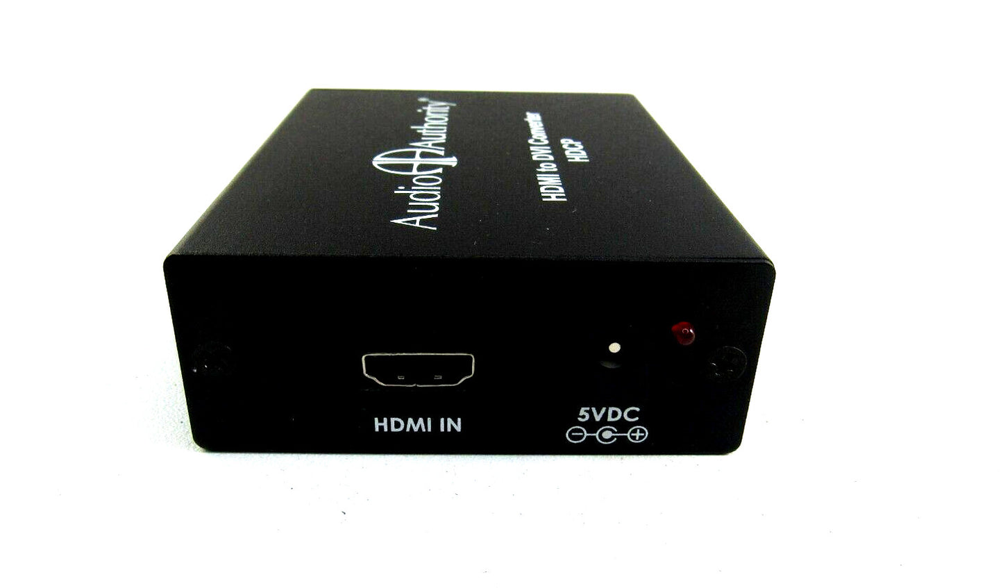 AUDIO AUTHORITY  1312 HDMI TO DVI CONVERTER HDCP    New