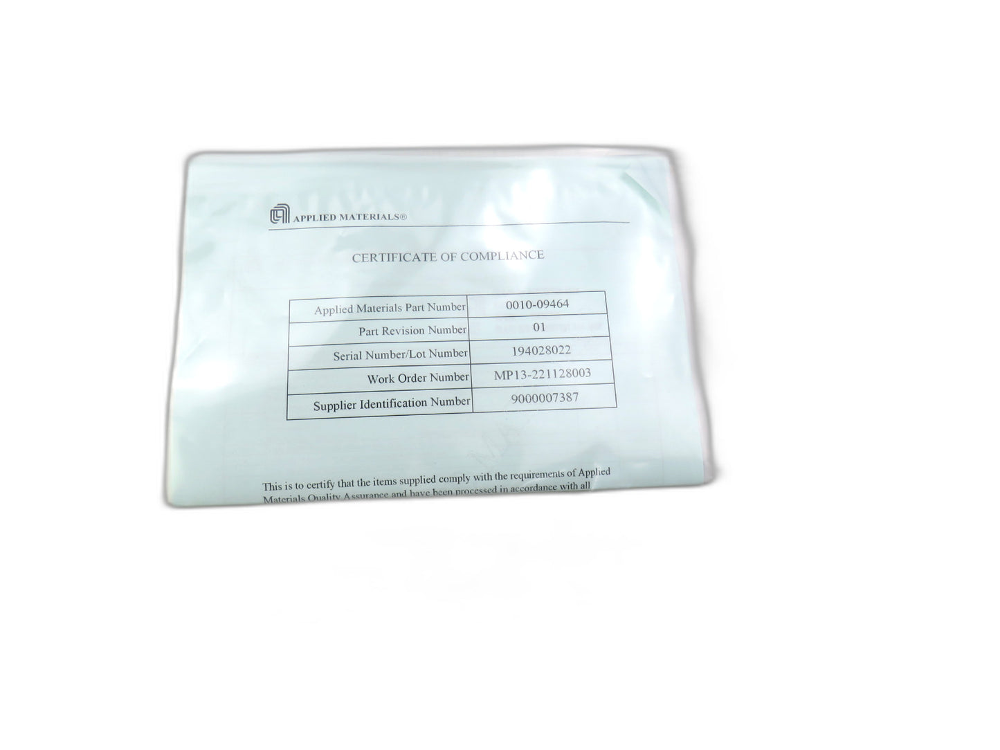 AMAT Applied Materials 0010-09464 SUSC. ASSY 8″ New