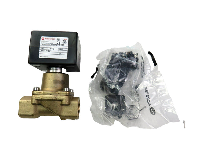 NORGREN BUSCHJOST 8254200.9301 Brass Direct Acting Solenoid Valve    New
