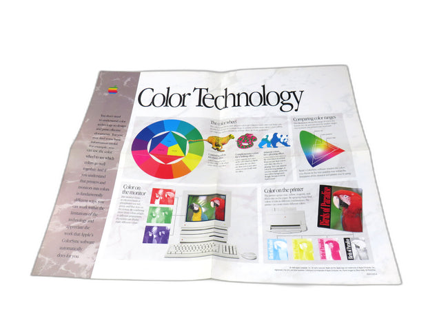 APPLE  COLOR STYLEWRITER 2500 SOFTWARE + POSTER     New