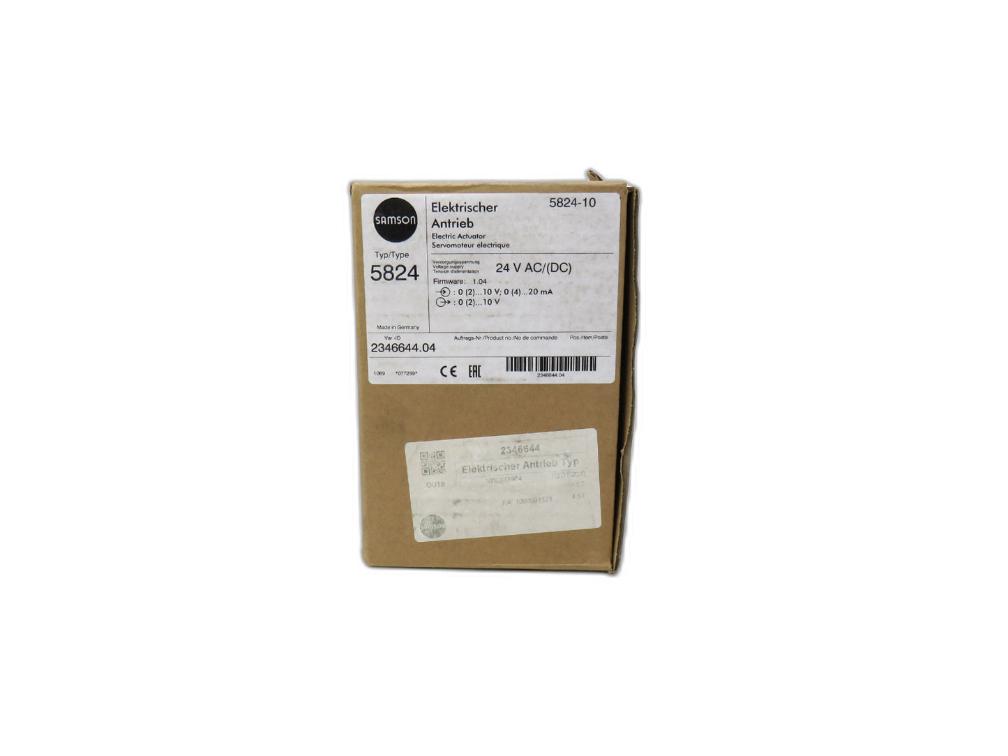 Samson 5824-10 Electric Actuator 700N 6mm     New