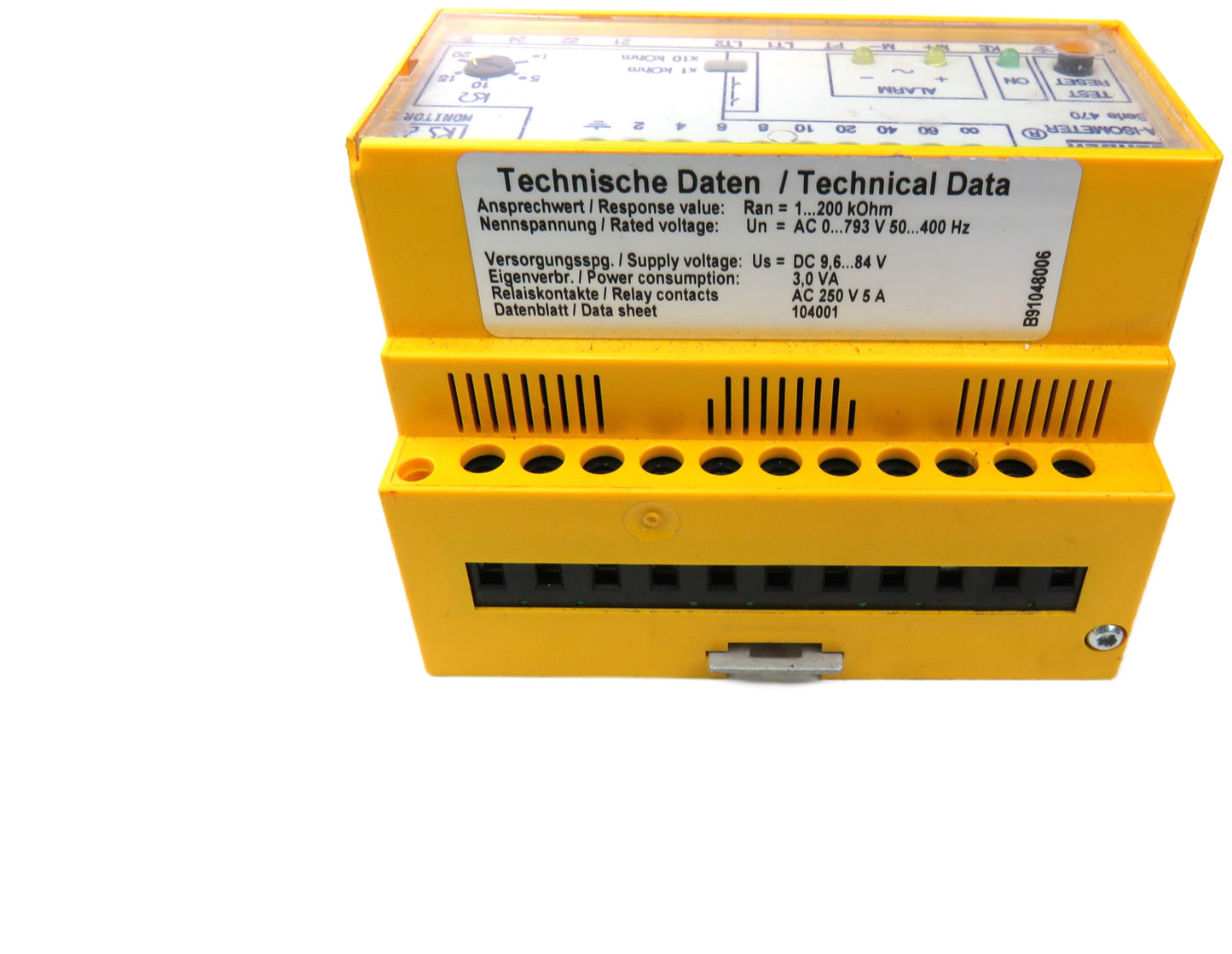 Bender  IR470LY-4021 a-isometer series 470 D24 V1.61  B91048006