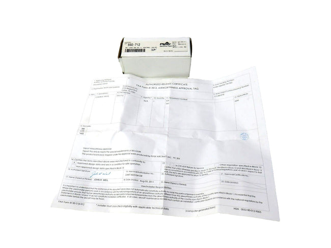 PIPER 592-712 Valve Control    New