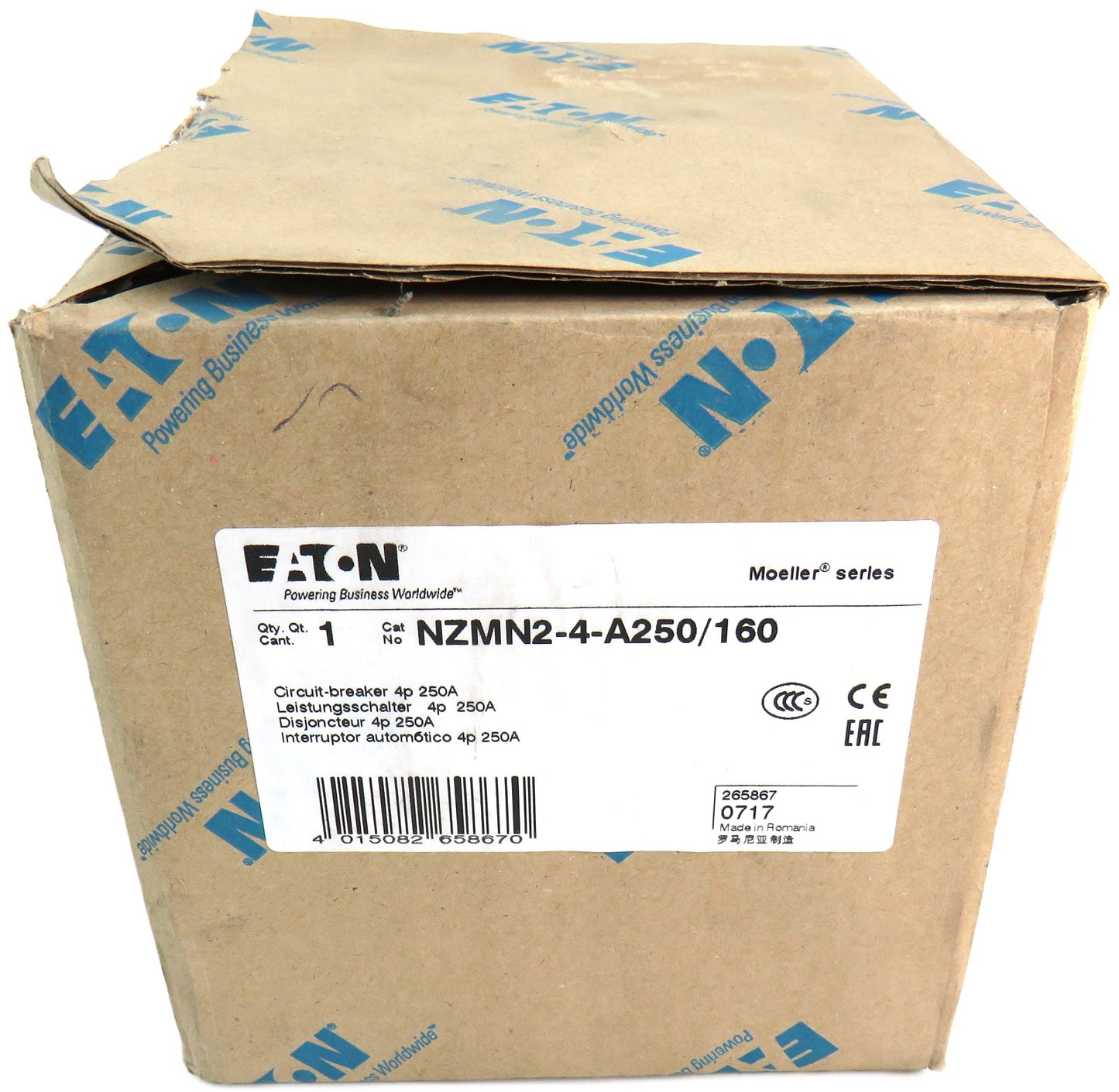 EATON  NZMN2-4-A250/160 265867 MOELLER    New