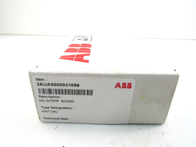 ABB 3AUA0000031096 AINT-24C MC INTERFACE BOARD  New