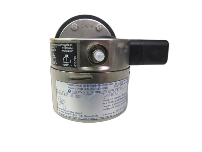 wika seepex 433.50.100l cont 831.2 pressure gauge with inductive contact     New