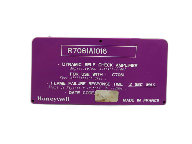 HONEYWELL R7061A1016 Dynamic Self Check Amplifier