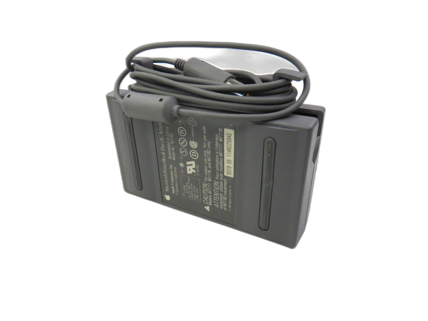 APPLE  M7783 MACINTOSH POWERBOOK DUO AC ADAPTER