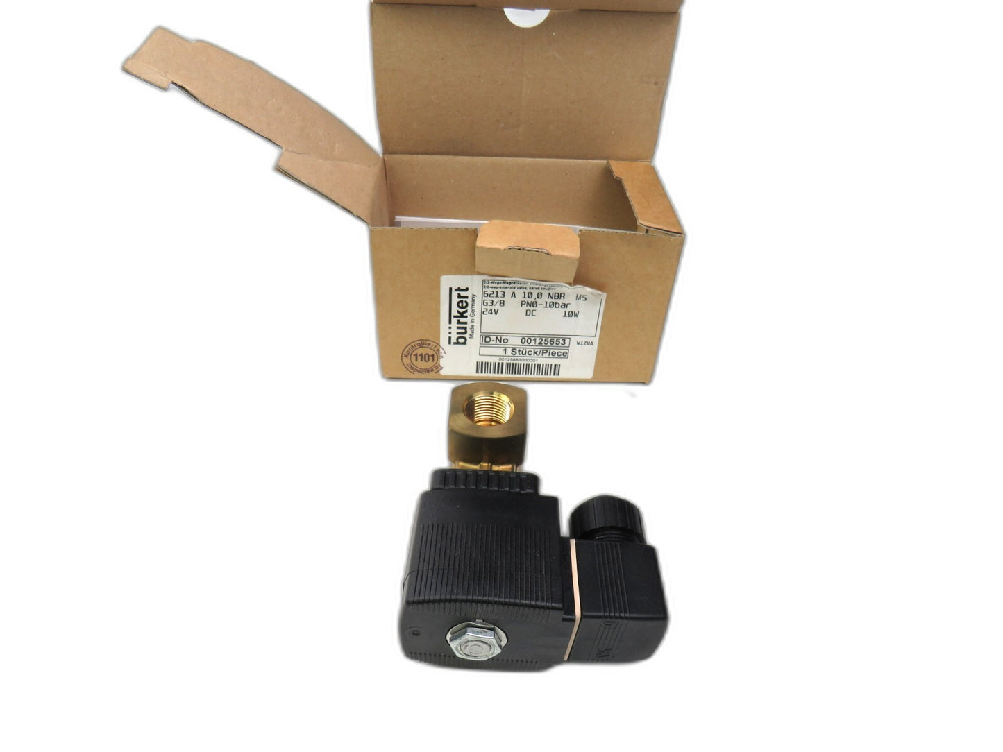 BURKERT 6213 A 10,0 NBR MS G3/8 PN0-10bar 125653   New