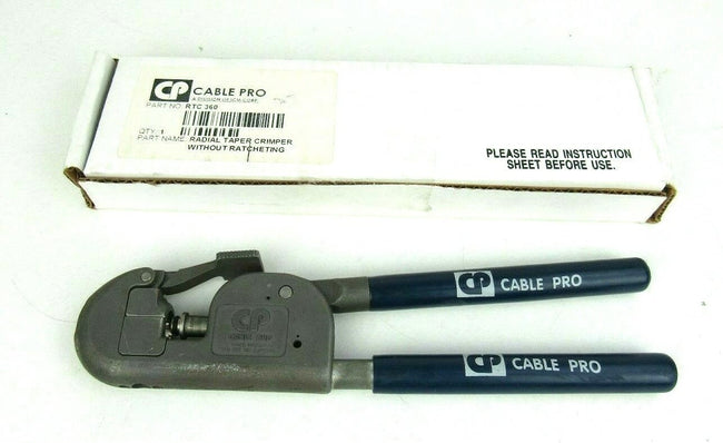 Cable Pro - RTC 360 Compression Tool for Type F Fittings - RTC360HT1 NEW