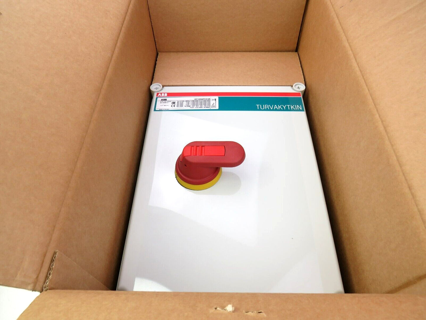 ABB OT125GFCC3A SAFETY SWITCH    New