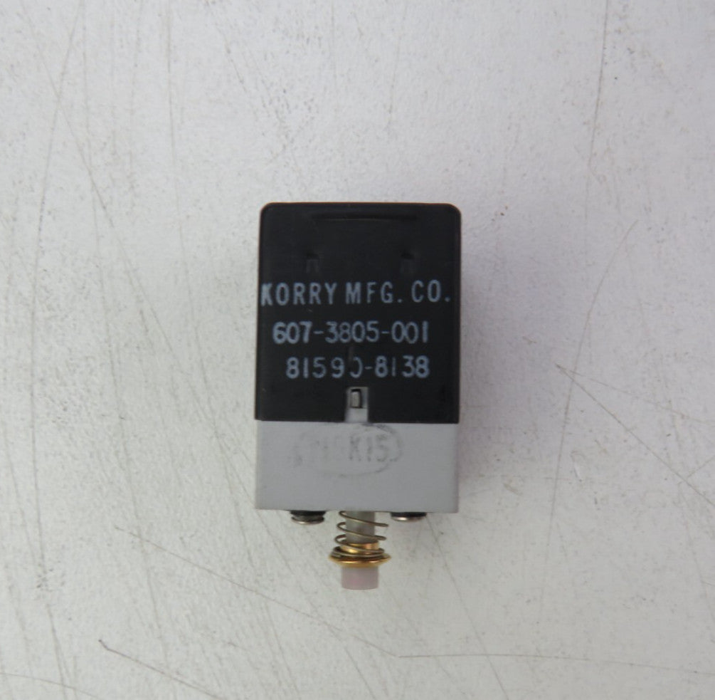 KORRY  607-3805-001 81590-8138 XMT SEC ACT CLR indicator w lights   New