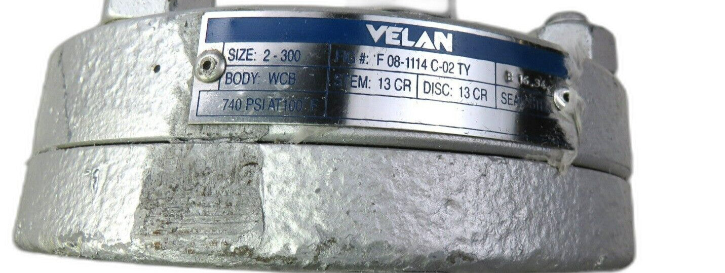 VELAN F08-1114C-02TY HECK VALVE 2" CLASS 300    New