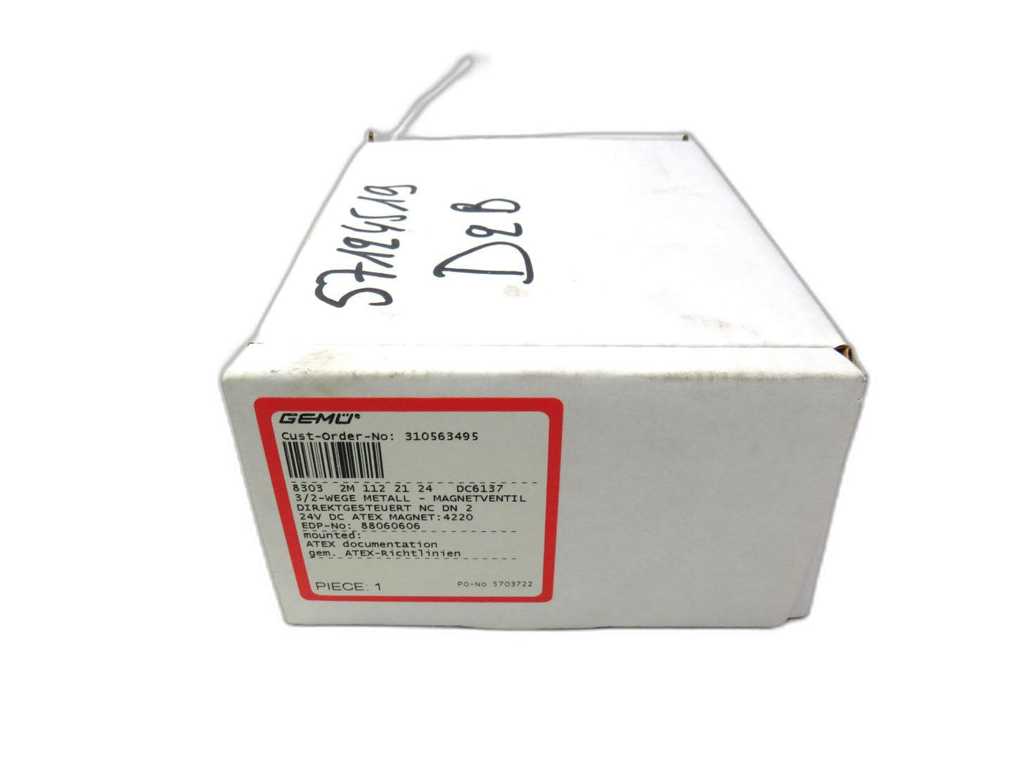 GEMU 8303 2M 112 21 24 SOLENOID VALVE = NORGREN 4220 4270 COIL + 9600210    New