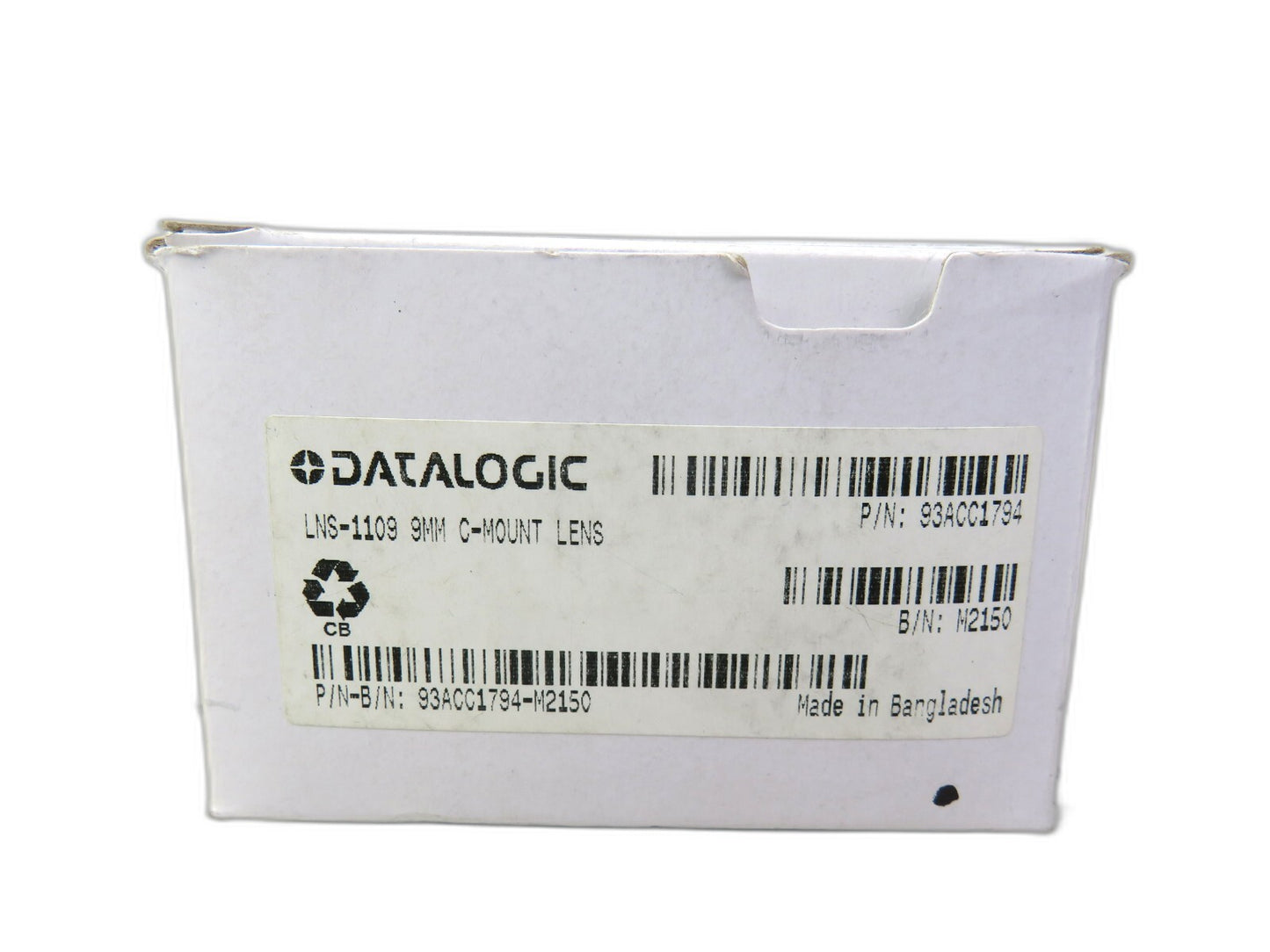 DATALOGIC 93ACC1794 LNS-1109 9MM C-MOUNT LENS HF9HA-1S F1.4/9mm fujinon     New
