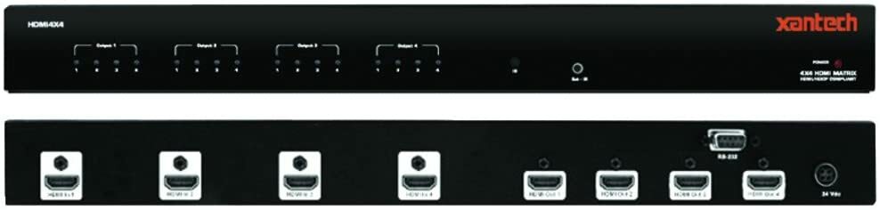 Xantech 4X4 HDMI SWITCHER Matrix New