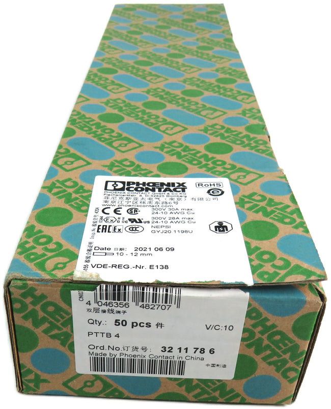 PHOENIX CONTACT  3211786 PTTB 4  Lot of 36 New