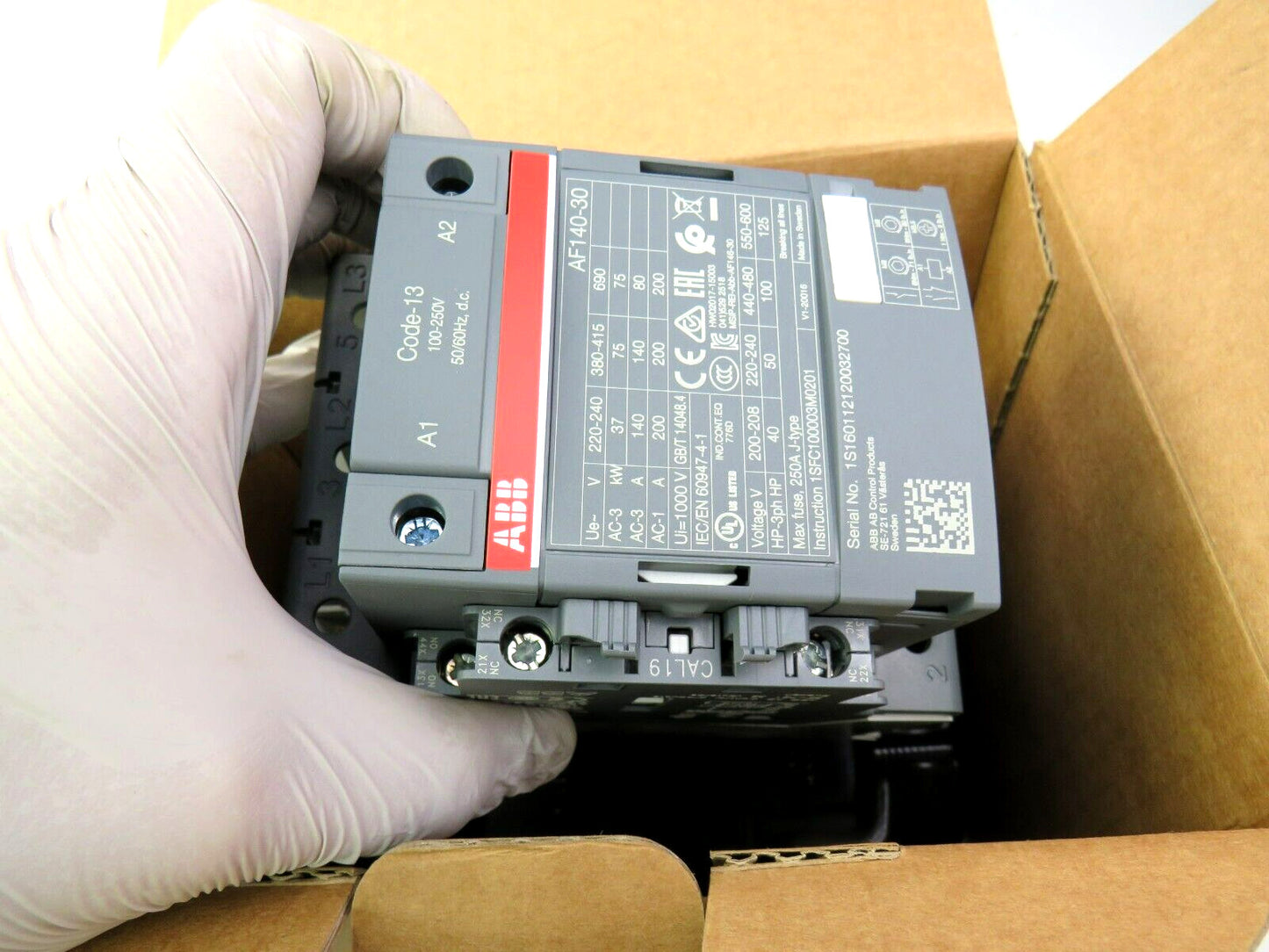 ABB 1SFL447002R1311  AF140-30-11B-13 CONTACTOR