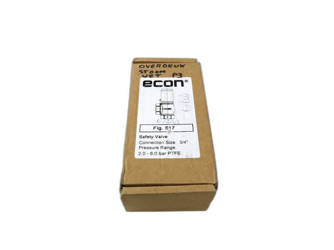 ECON  fig.517 SAFETY VALVE 3/4" 2,0-6,0 BAR 0036-SV10-2056    New