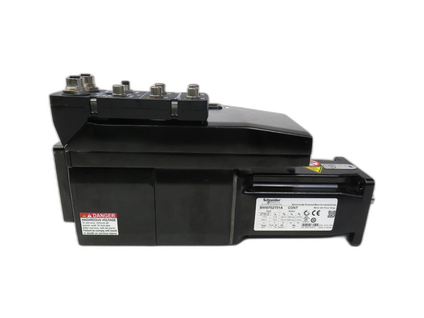 SCHNEIDER Electric BMI0702T01A CONT  SERVOMOTOR + LXM32iECT Control Unit   New