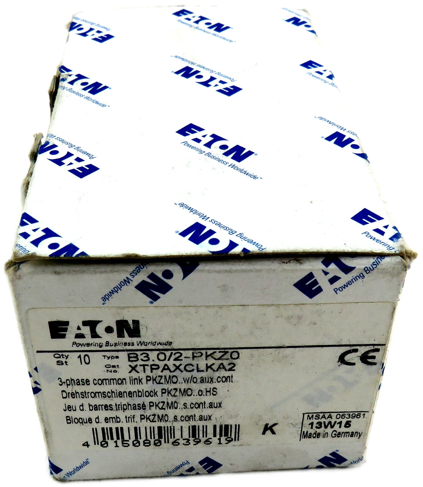 EATON  XTPAXCLKA2 Commoning Link A, 3 Phase ,2 Lot of 10 New