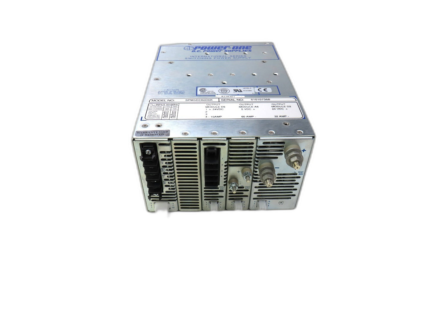 POWER-ONE SPM5D2A6D6K SWITCHING POWER SUPPLY   New