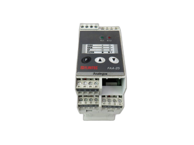 FLINTEC  FAA-25 ANALOGUE AMPLIFIER M0010831 24VDC